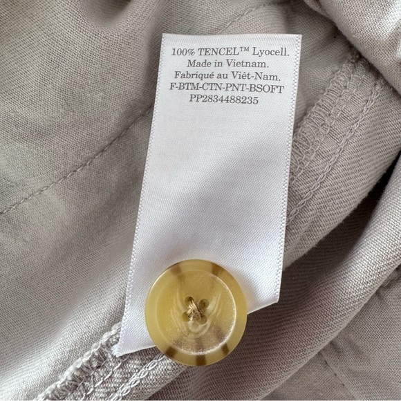 EVERLANE The Tencel Relaxed Chino Pant High Rise Beige Size 6 NEW - Picture 11 of 11